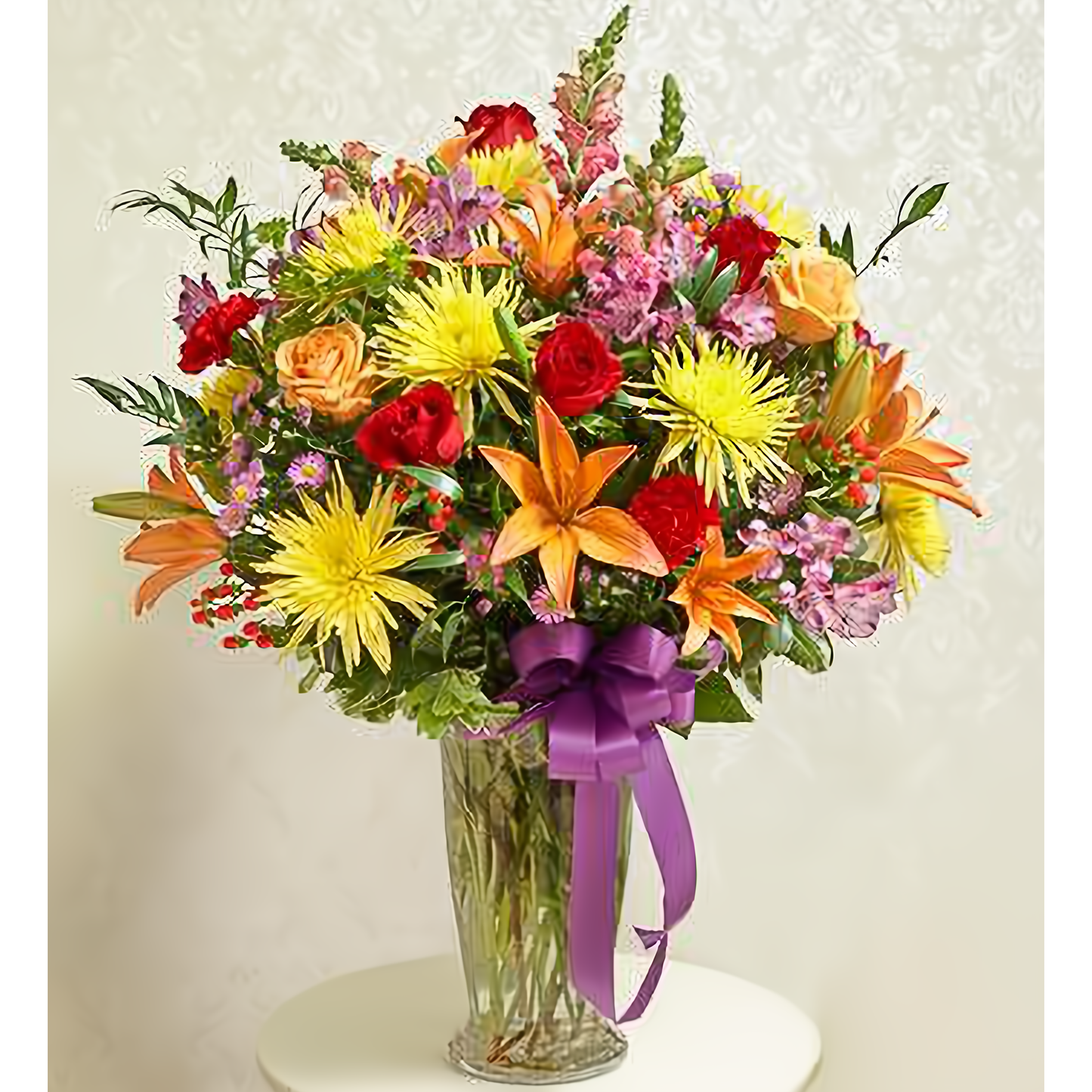 Beautiful Blessings Bright Vase Arrangement - Funeral > For the Service
