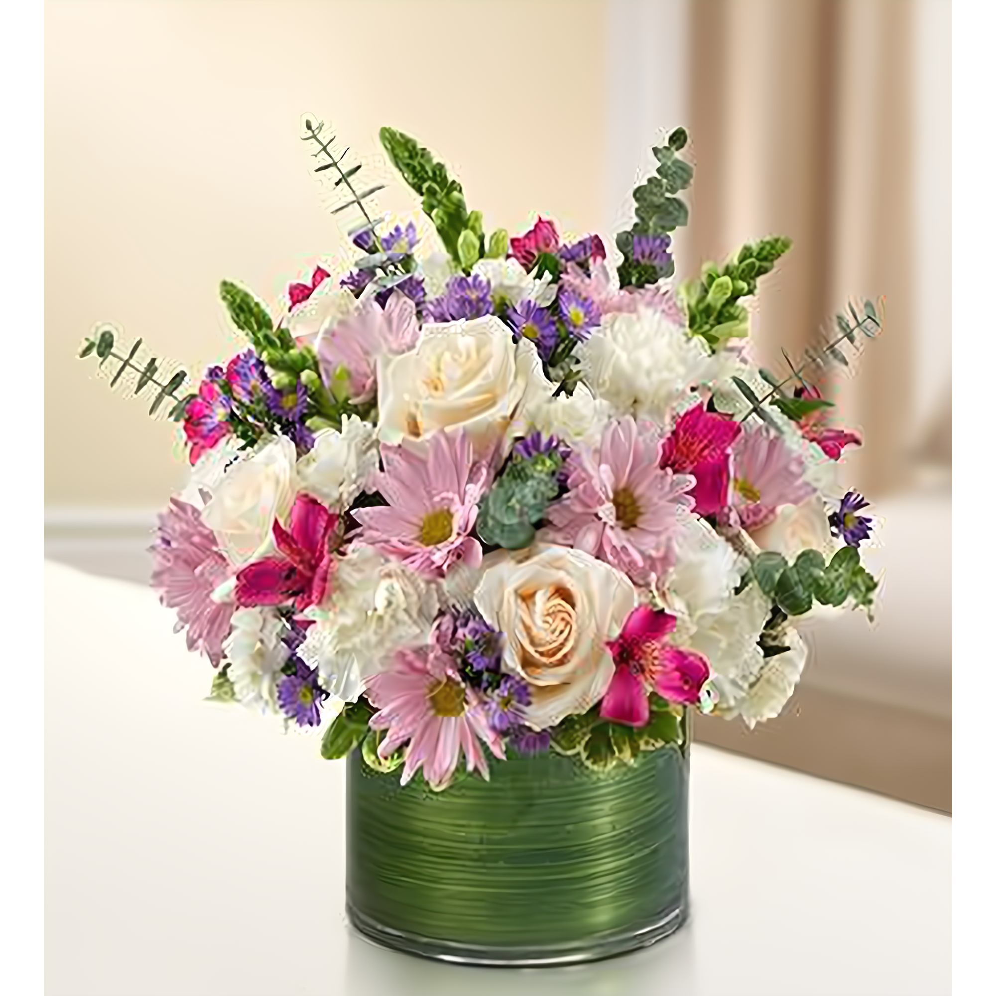 Cherished Memories - Lavender and White - Funeral > Vase Arrangements