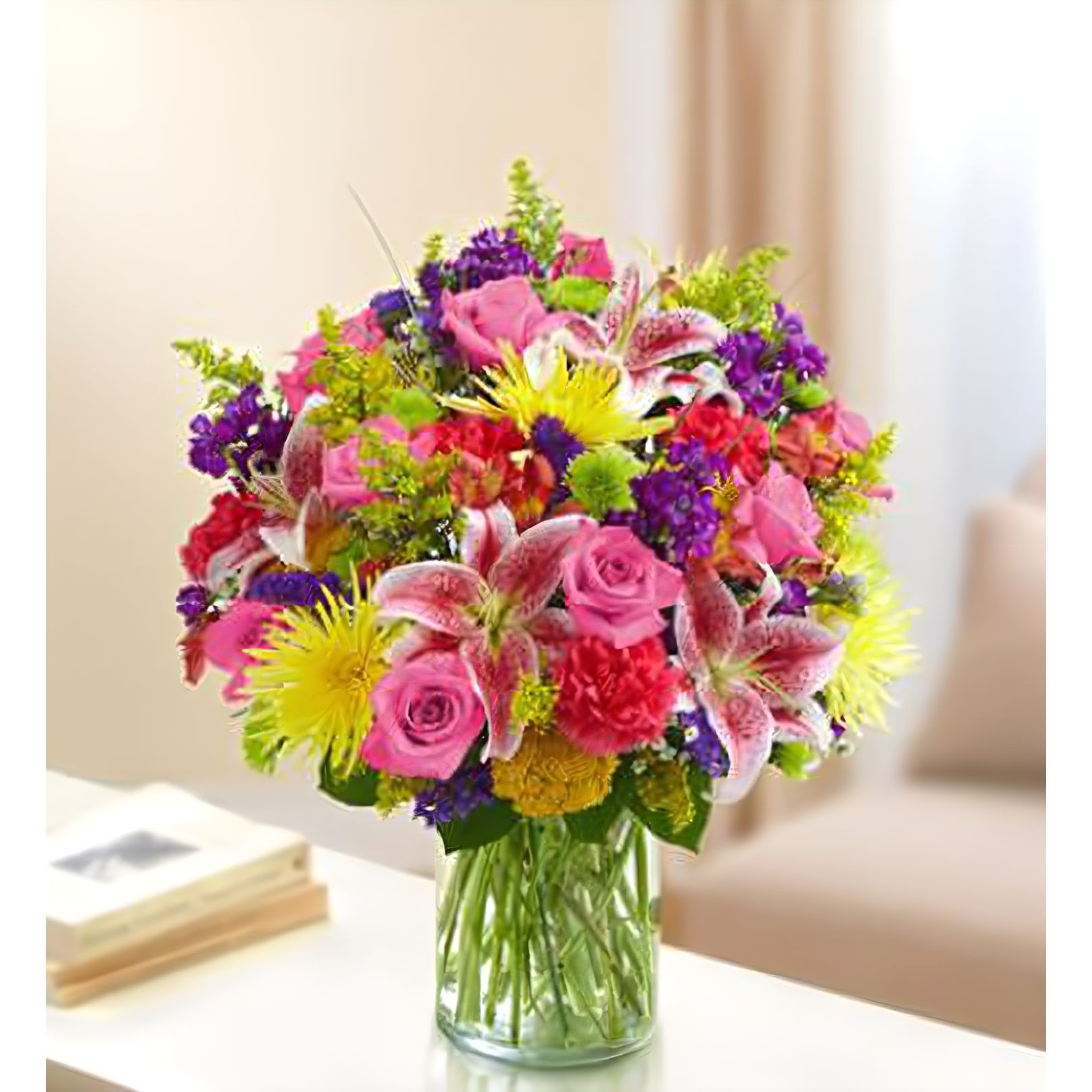Sincerest Sorrow Bright Arrangement - Funeral > Vase Arrangements