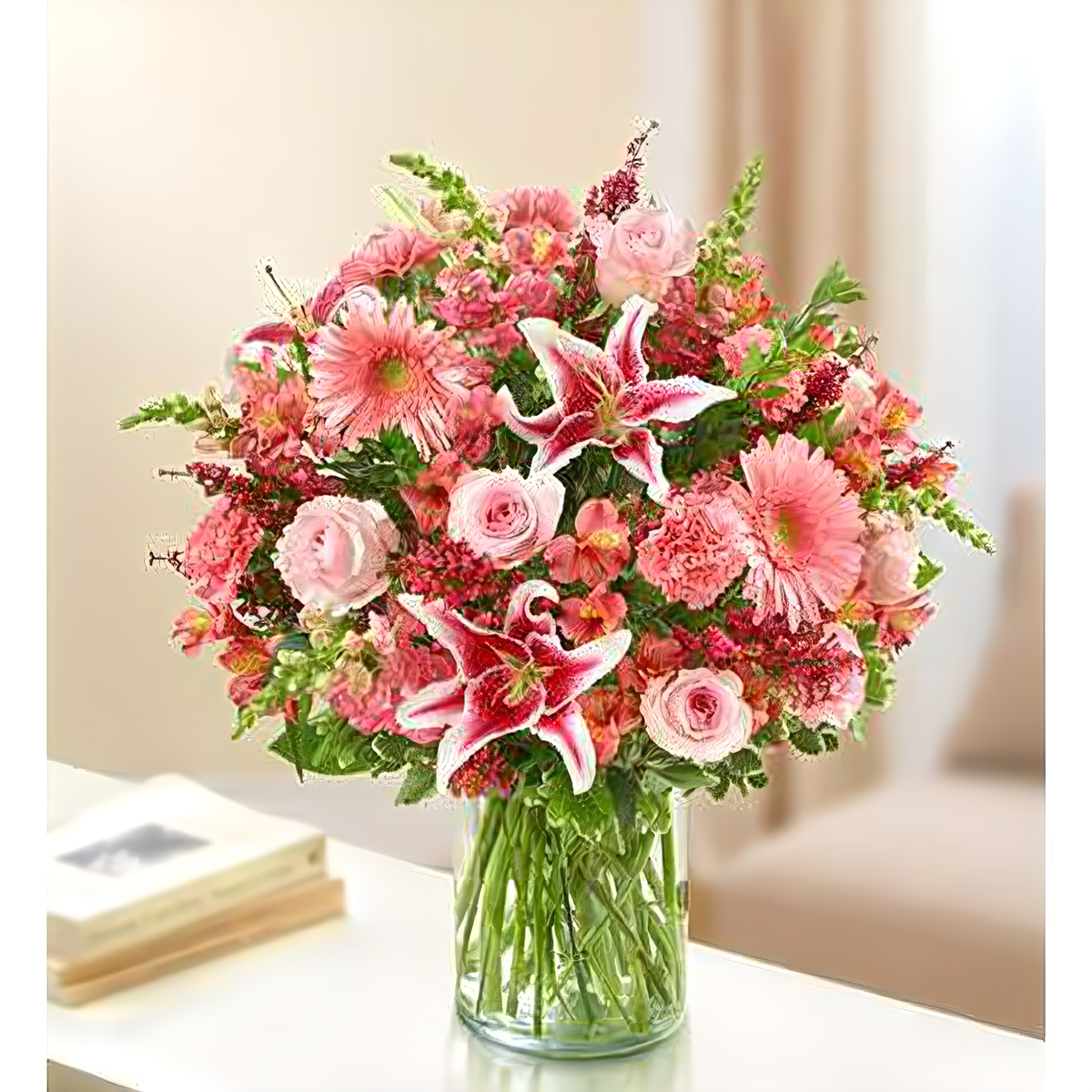 Sincerest Sorrow - All Pink - Funeral &gt; Vase Arrangements