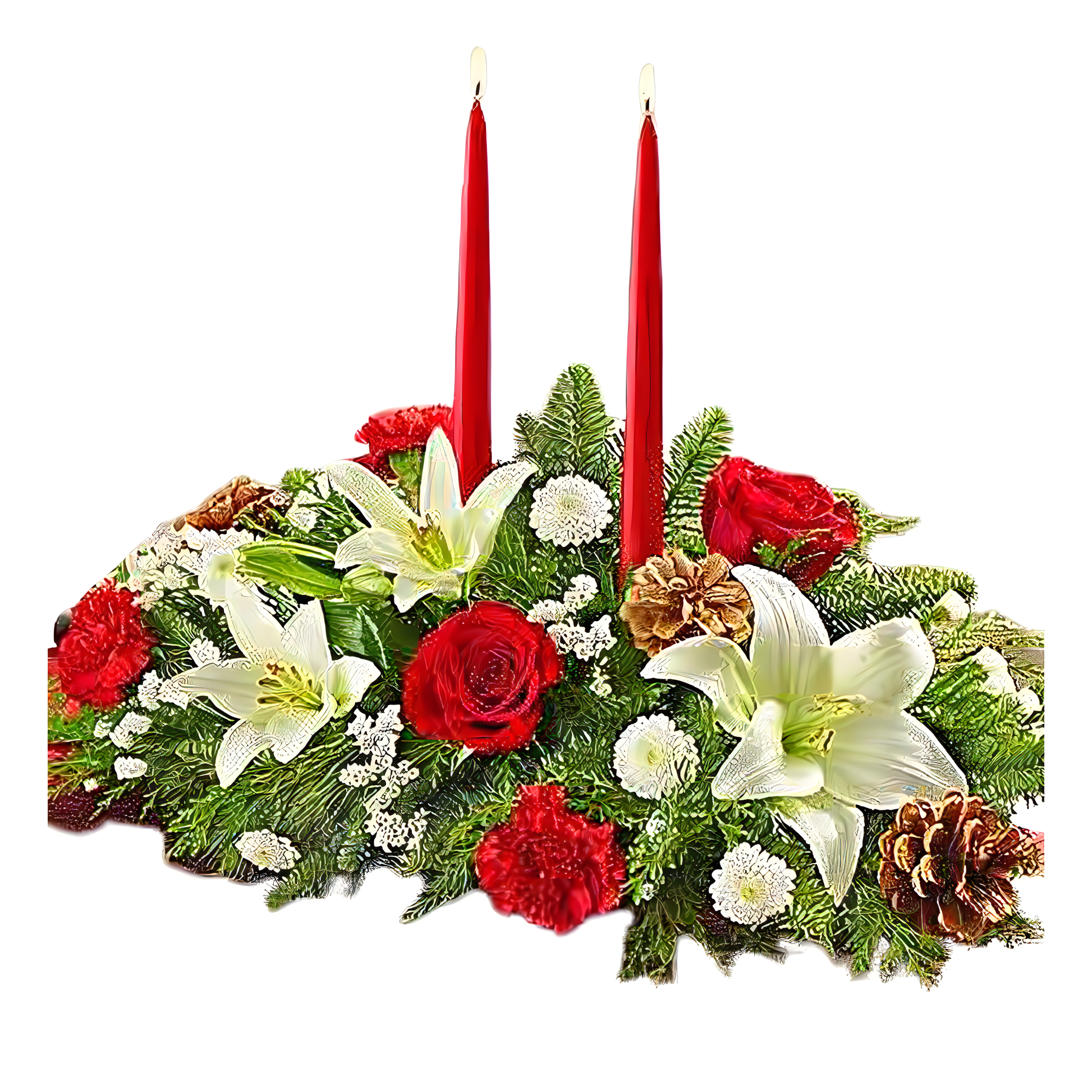 Traditional Christmas Centerpiece - Holiday Collection