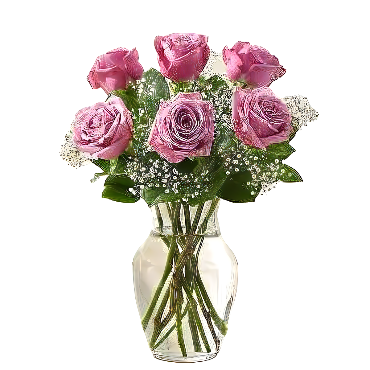 Love&#39;s Embrace Roses Purple - Roses