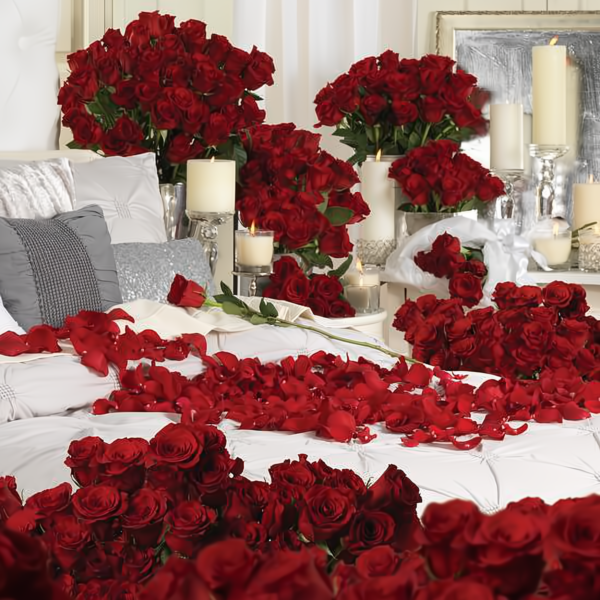 1,000 Long Stem Red Roses - Roses