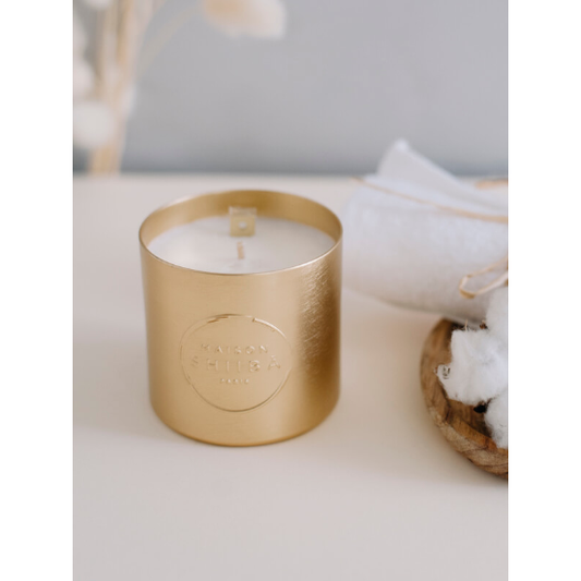 Add French Luxury Candle - Cotton Flower Scent - Fresh Cut Flowers