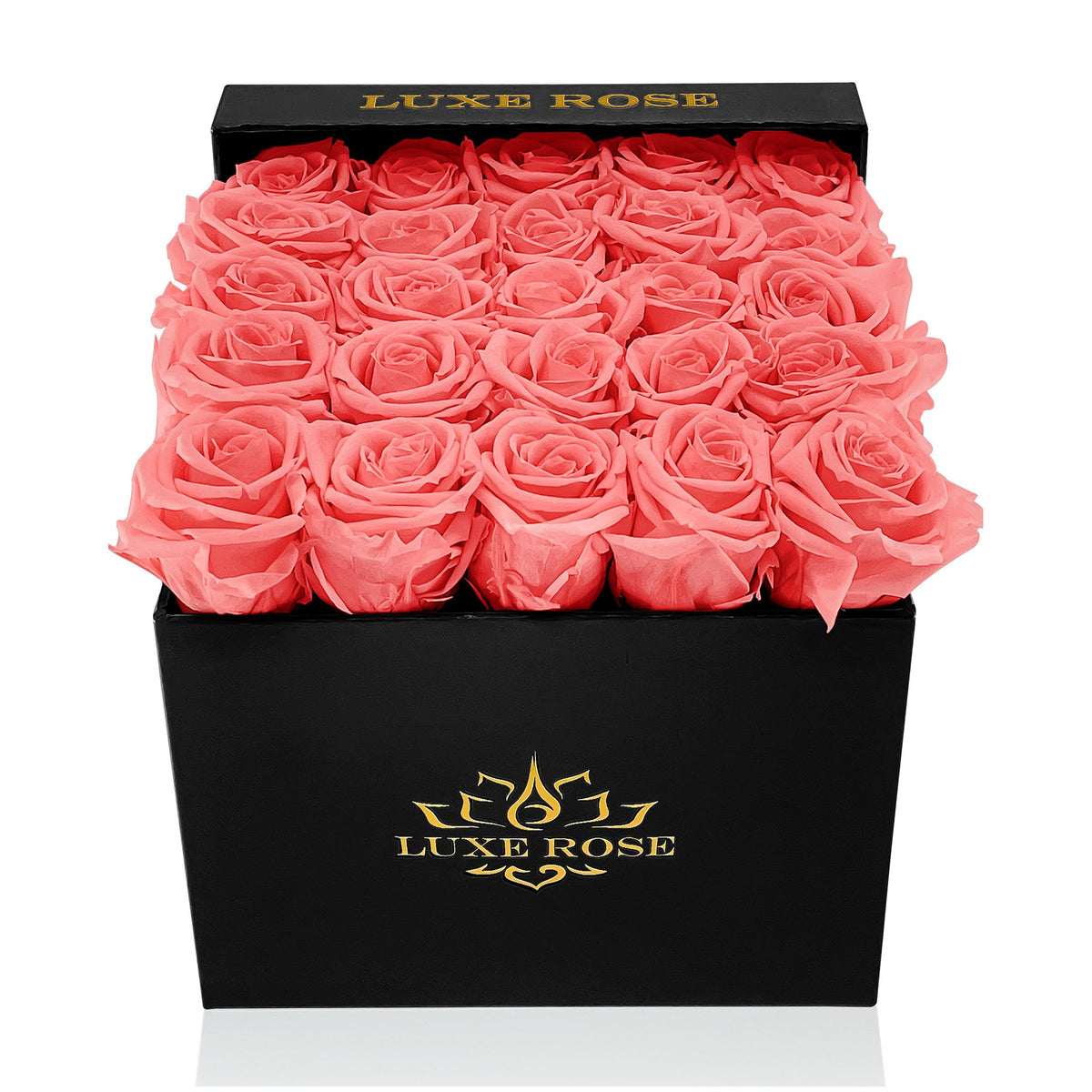 Preserved Roses Small Box | Cherry Blossom - Black - Roses
